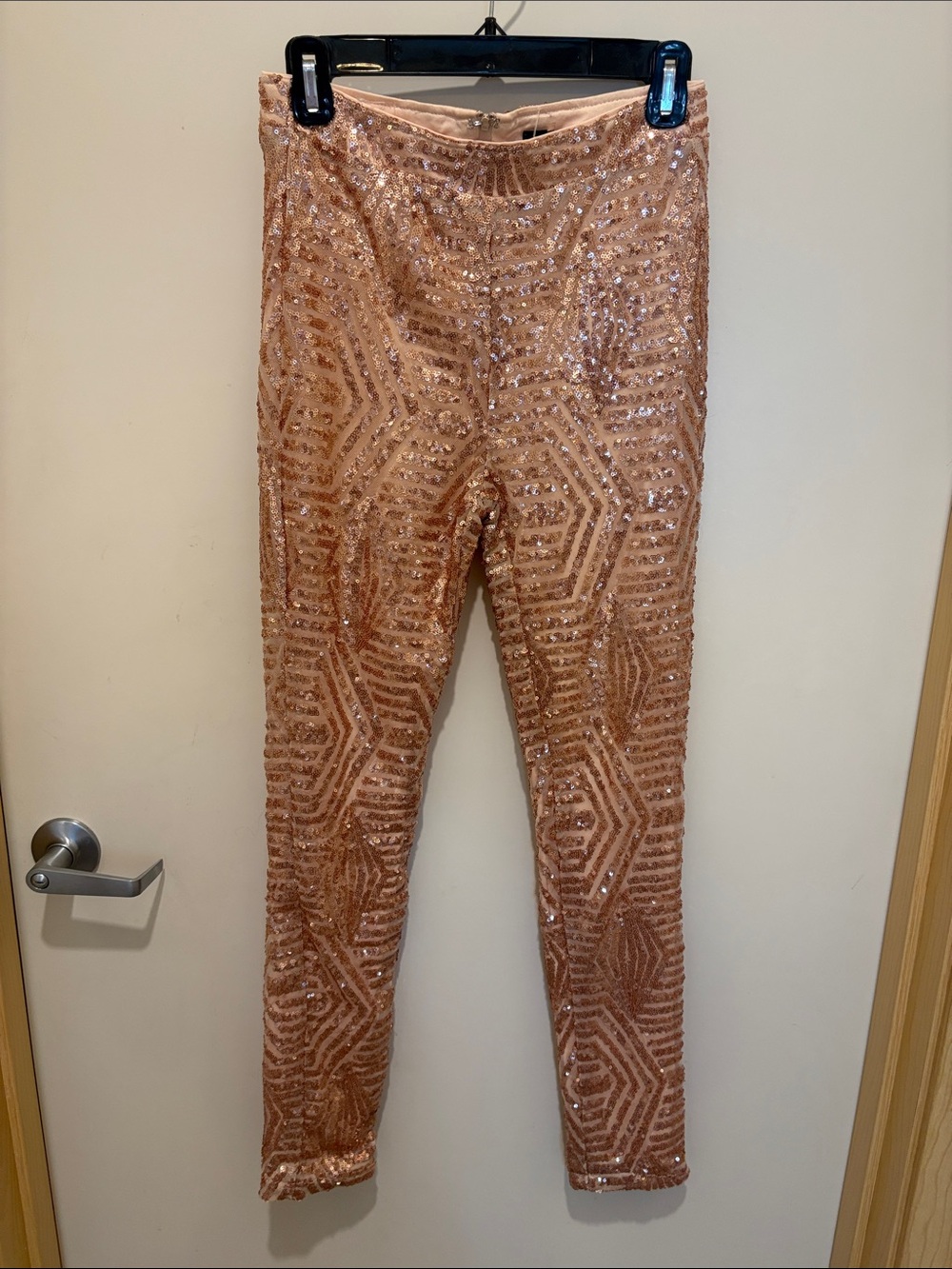 Windsor Rose Gold Sequin Pants